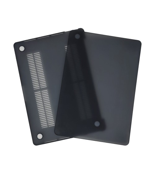 Coque Silicone MacBook Pro 13" A1708 sans Touch Bar (2016 - 2017) Noir