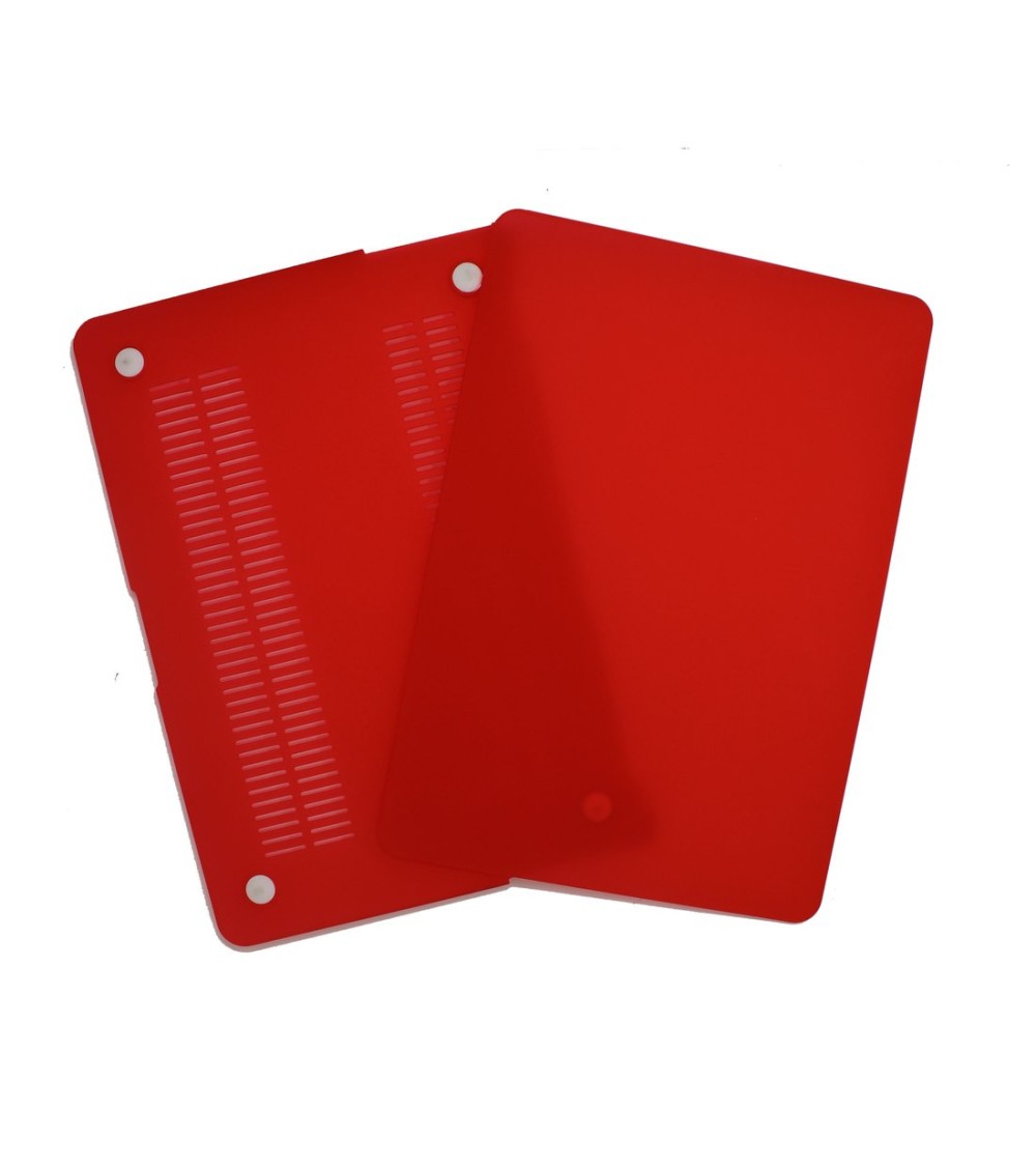 Coque Silicone MacBook Air 13" A1466 Rouge reconditionnée | Ma Fabrik