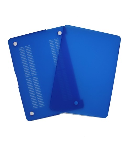 Coque Silicone MacBook Air 13" A1466 Bleu