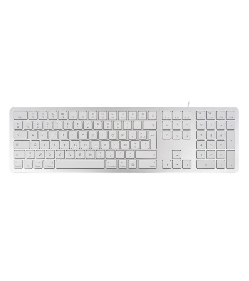 Clavier filaire AZERTY Blanc