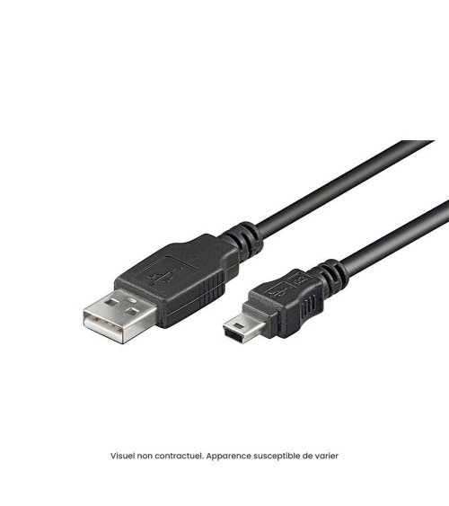 Câble USB A vers Mini USB B 0,3m pour disque dur externe, appareil photo reconditionné | Ma Fabrik