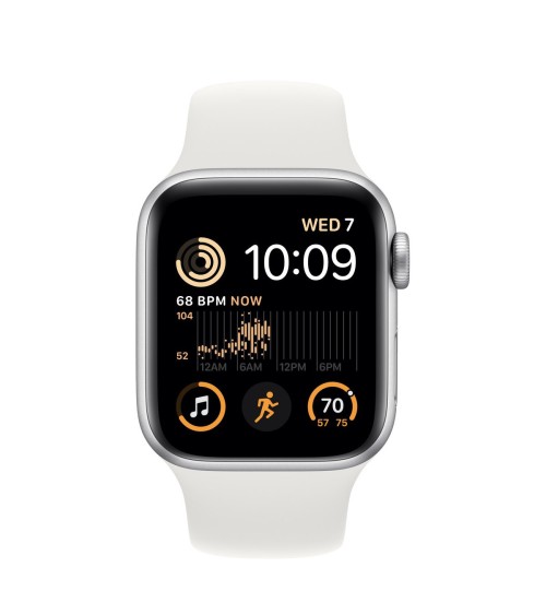 Apple Watch SE 2022 40 mm GPS  Noir Minuit + bracelet sport Noir reconditionnée | Ma Fabrik