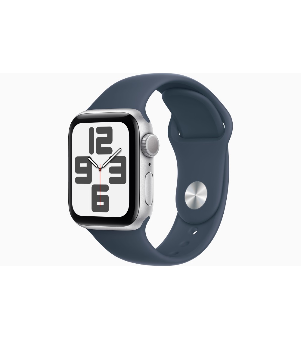 Apple Watch SE 2020 40 mm GPS  Gris + bracelet sport noir reconditionnée | Ma Fabrik