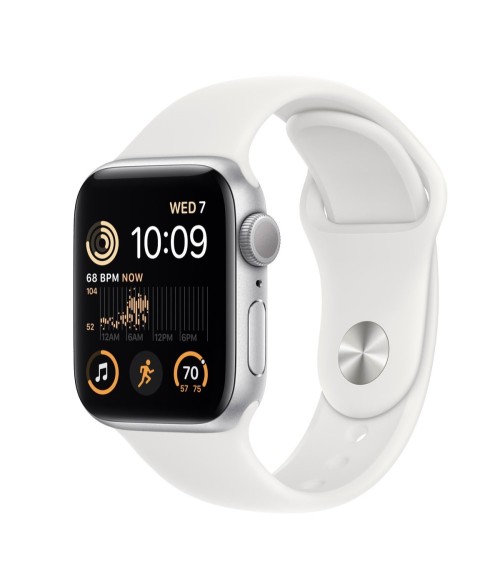 Apple Watch SE 2022 40 mm GPS  Noir Minuit + bracelet sport Noir reconditionnée | Ma Fabrik