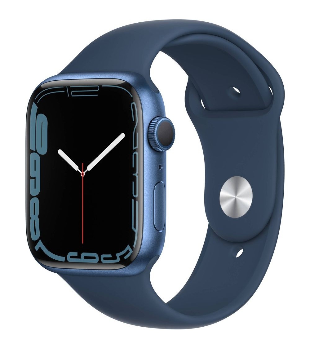 Apple Watch Serie 7 45 mm GPS Noir Minuit + bracelet sport Noir reconditionnée | Ma Fabrik