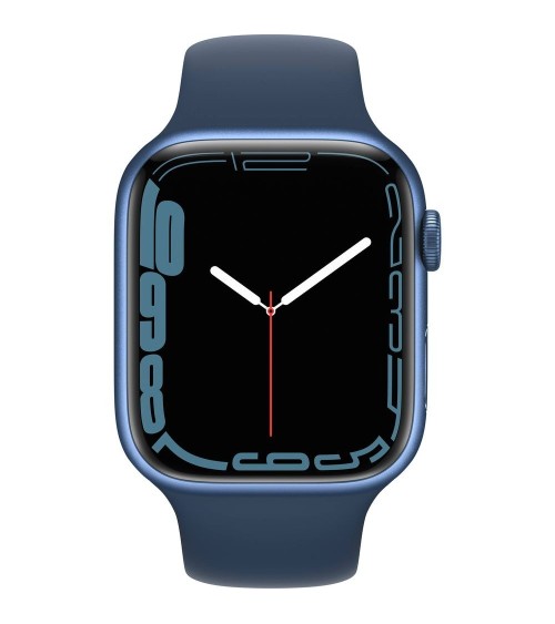 Apple Watch Serie 7 45 mm GPS Noir Minuit + bracelet sport Noir reconditionnée | Ma Fabrik