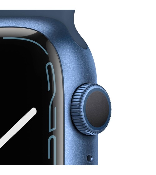 Apple Watch Serie 7 45 mm GPS Noir Minuit + bracelet sport Noir reconditionnée | Ma Fabrik