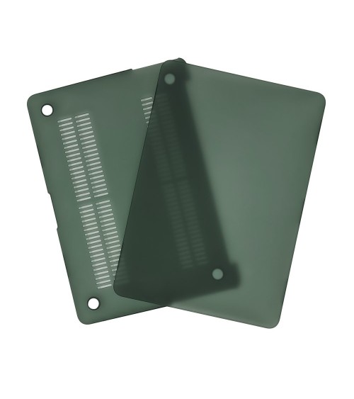 Coque Silicone MacBook Air 13" A1466 Vert Foncé