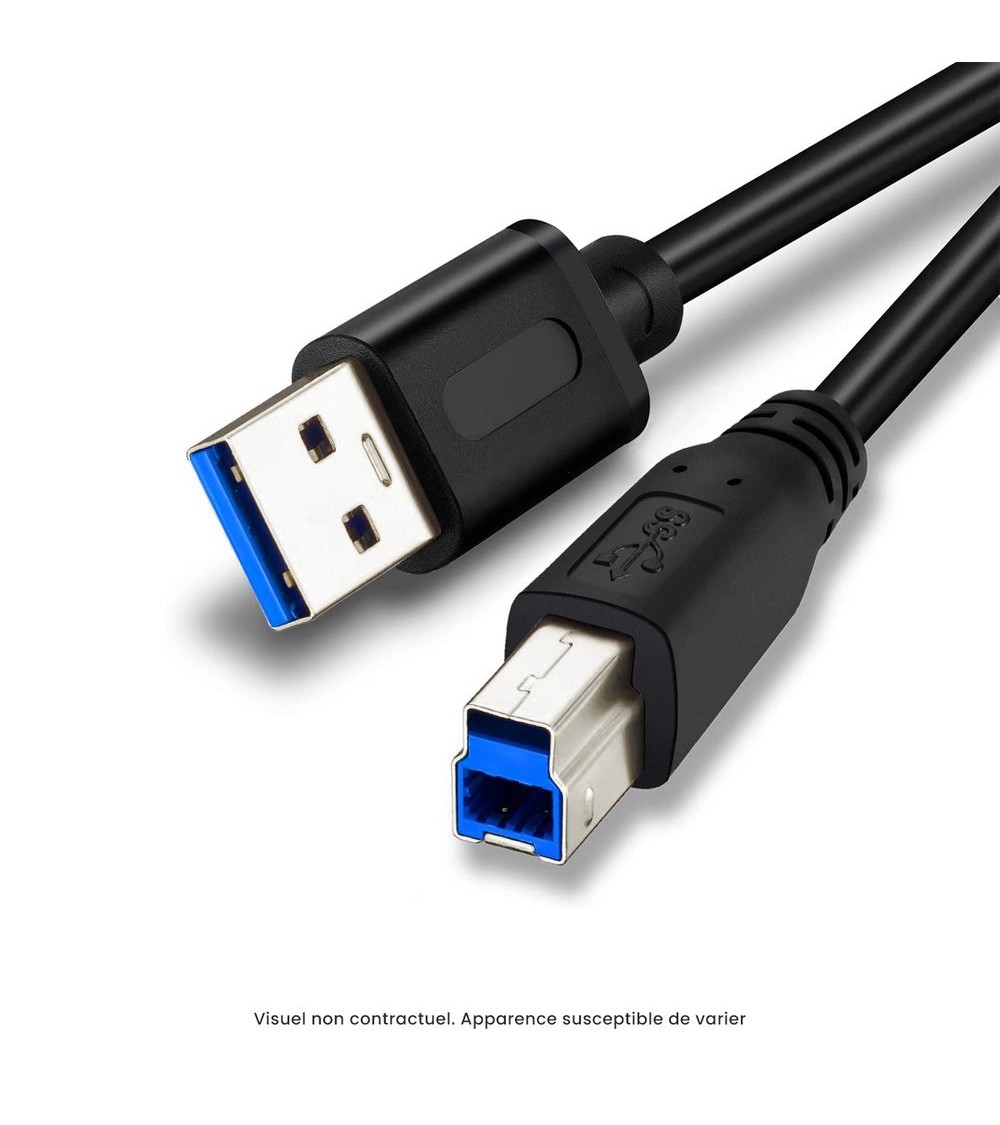 Câble USB A 3.0 vers USB B 3.0 1,8m pour imprimantes reconditionné | Ma Fabrik