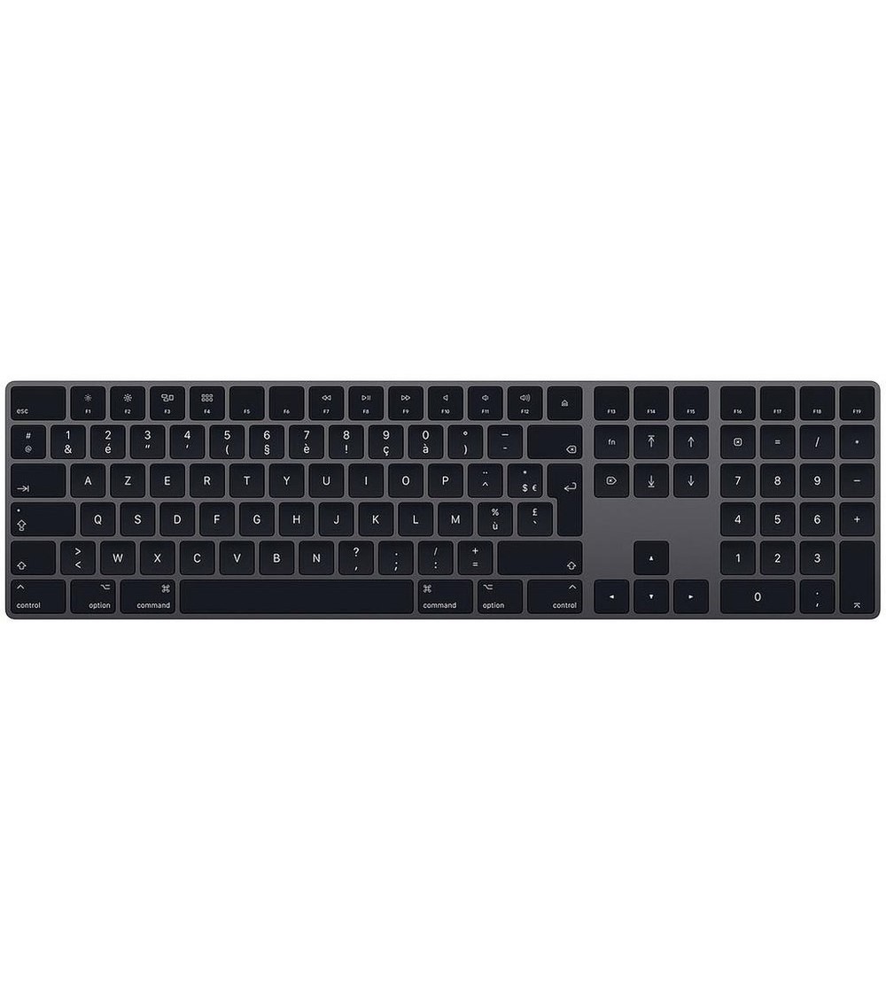 Magic Keyboard avec pavé numérique A1843 Gris Sidéral - AZERTY Français reconditionné | Ma Fabrik
